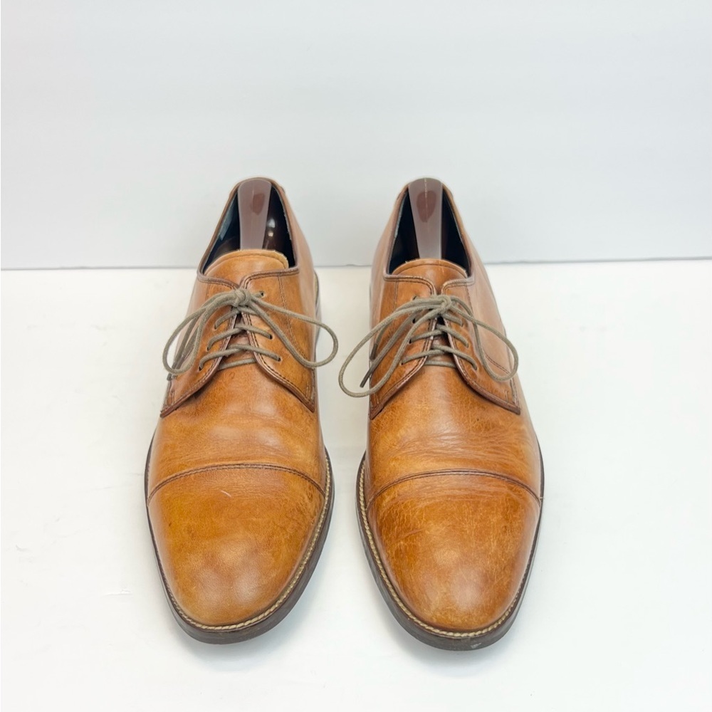 Cole Haan Men's Brown Tan Leather Oxfords Size 9M Lace Up Shoes